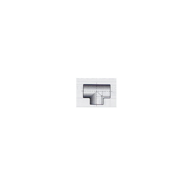 TIV TEE 90ø INCOLLAGGIO PVC D.32